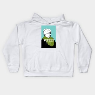 Vote! Elizabeth Cady Stanton Kids Hoodie